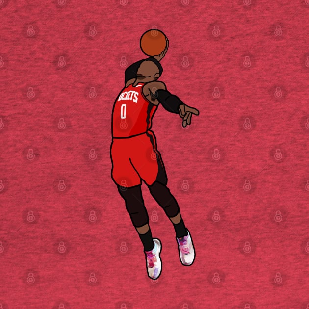 Russell Westbrook - Houston Rockets by xavierjfong